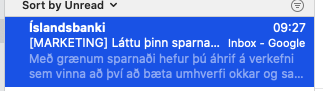 Elska þetta MARKETING gegnsæi hjá <a href="/islandsbanki/">Íslandsbanki</a>