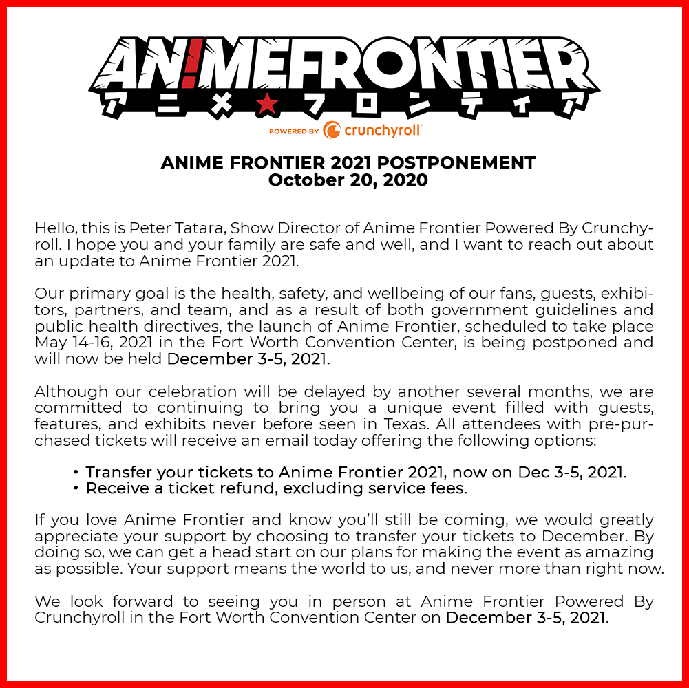 Anime Frontier The Ultimate Japanese Pop Culture Experience Kicks Off in Fort  Worth  Dallas Innovates