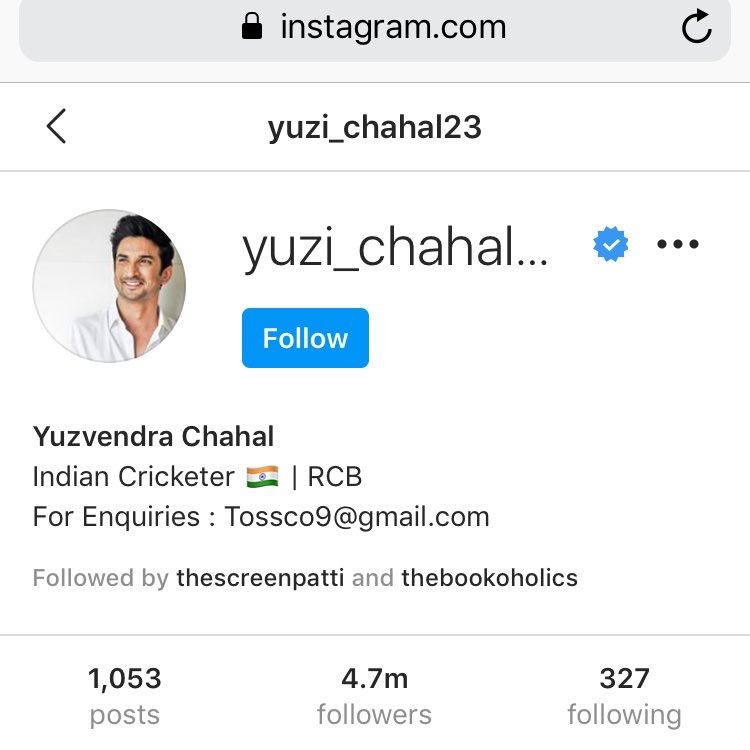 United_4SSR's tweet photo. Although I had boycotted IPL and will not watch ever but I will always be a fan of @tiwarymanoj and @yuzi_chahal for your support in SSR case

When biggies are silent...you choose to speak up

Thank you so much Guys

#CBISpeedUpSSRCase https://t.co/Y9XphuYFDF