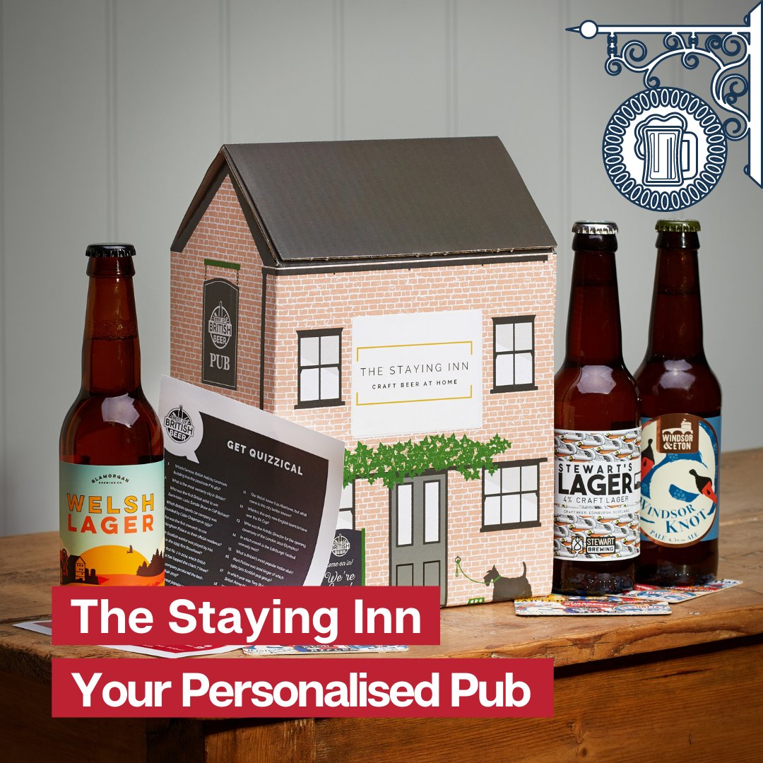 Get your own personalised pub, delivered right to your door!

Find out more here: bestofbritishbeer.co.uk/beer-gifts/the…

#beergifts #pub #stayinginn