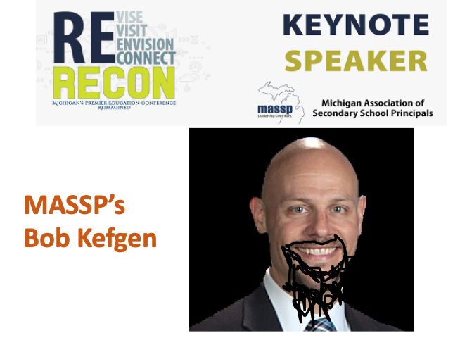 massp's tweet photo. Get your second cup of coffee and get ready for #ReCon20 Keynote #3 at 10:30am as MASSP's @BobKefgen (our favorite bearded governmental guru) provides a legislative update. Who knew a fully virtual conference could be so cool? https://t.co/8AouZnKKYs