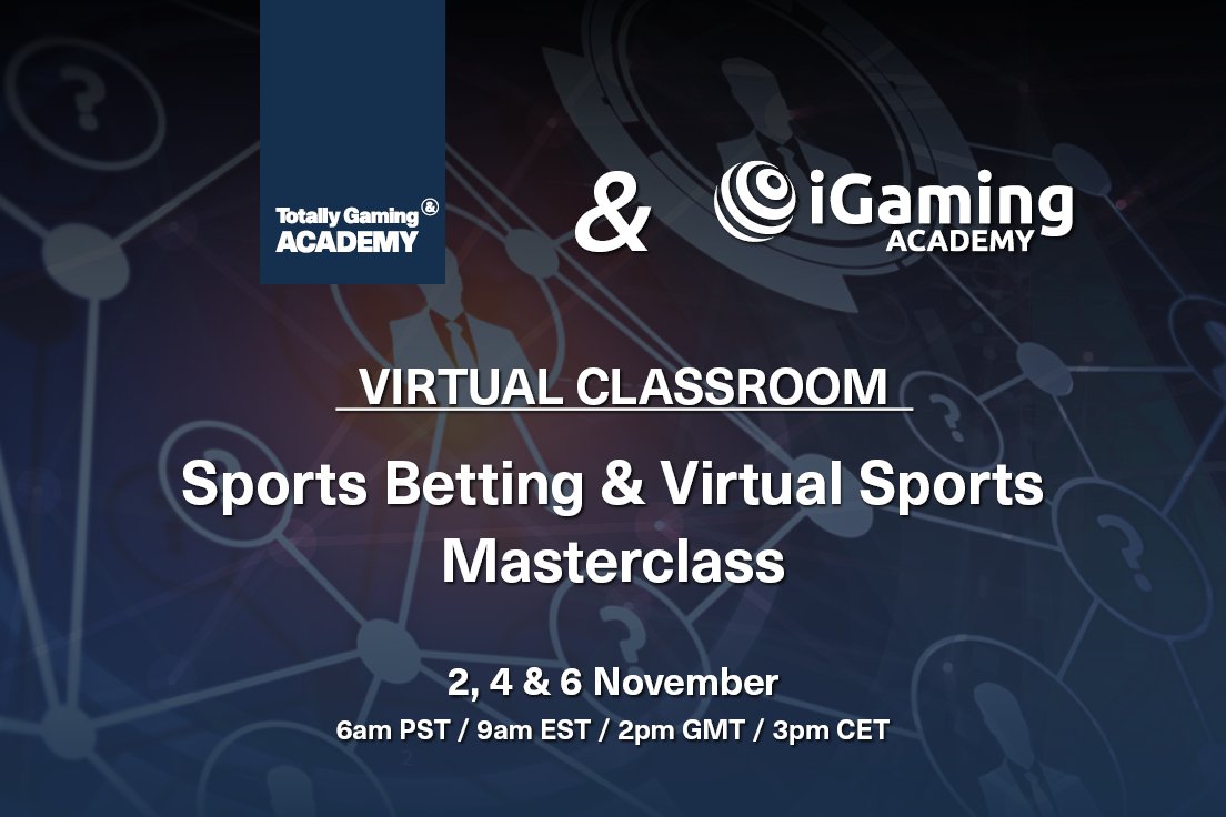 Couple weeks to go until the next #sportsbetting masterclass is here - this means there isn't long to book your place!

Check out our website for more information about the course: totallygamingacademy.com/virtual-classr…

#sportsbook #gamingindustry #training