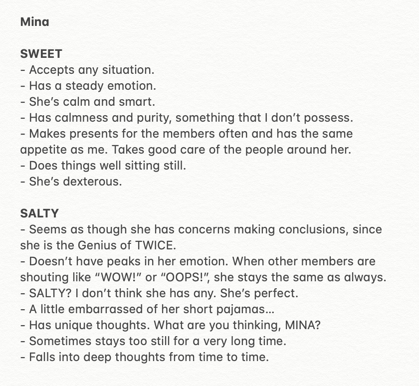 TWICE's Sweet & Salty MessagesSana, Jihyo, Mina #TWICE  #트와이스  @JYPETWICE