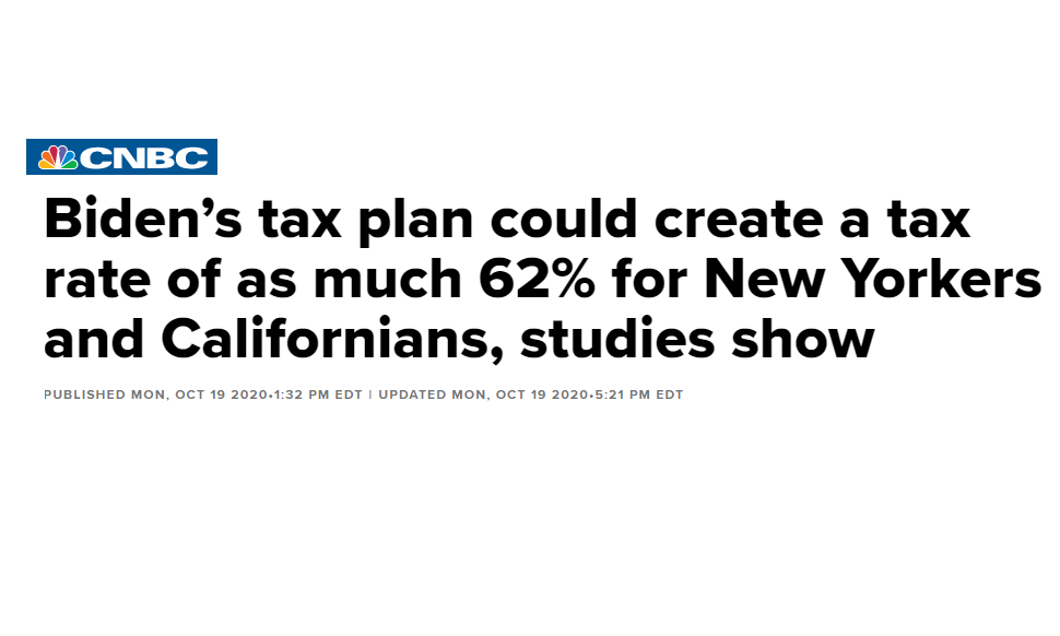 CiovaccoCapital's tweet image. Potentially bad news for those in high tax states. Potentially good news for moving companies and real estate agents in low tax states.

Story has been trending on CNBC for over 24-hours, which is unusual.