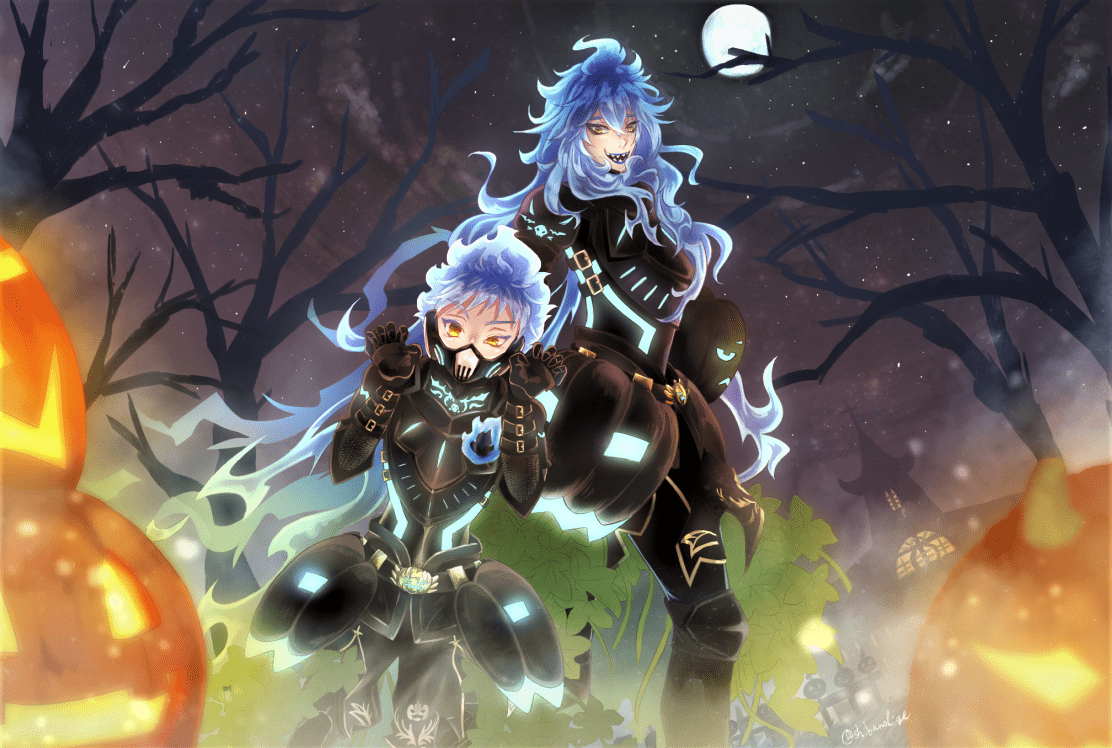 イデアとオルト ハロウィンではとっても楽しそうで何より #ツイ