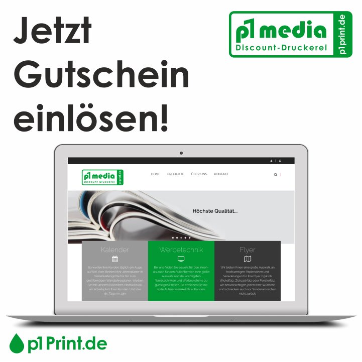 🚀 10% Rabatt Gutschein für Neukunden 🚀
  
Testen Sie uns, wir schenken Ihnen einen 10% #Rabatt #Gutschein auf alle #Printprodukte von p1Print.de, jetzt Einlösen! 
 
Gutschein Code: 10p1DD10
 
#p1print #p1DD #druckerei  #print #onlinedruckerei #stuttgart