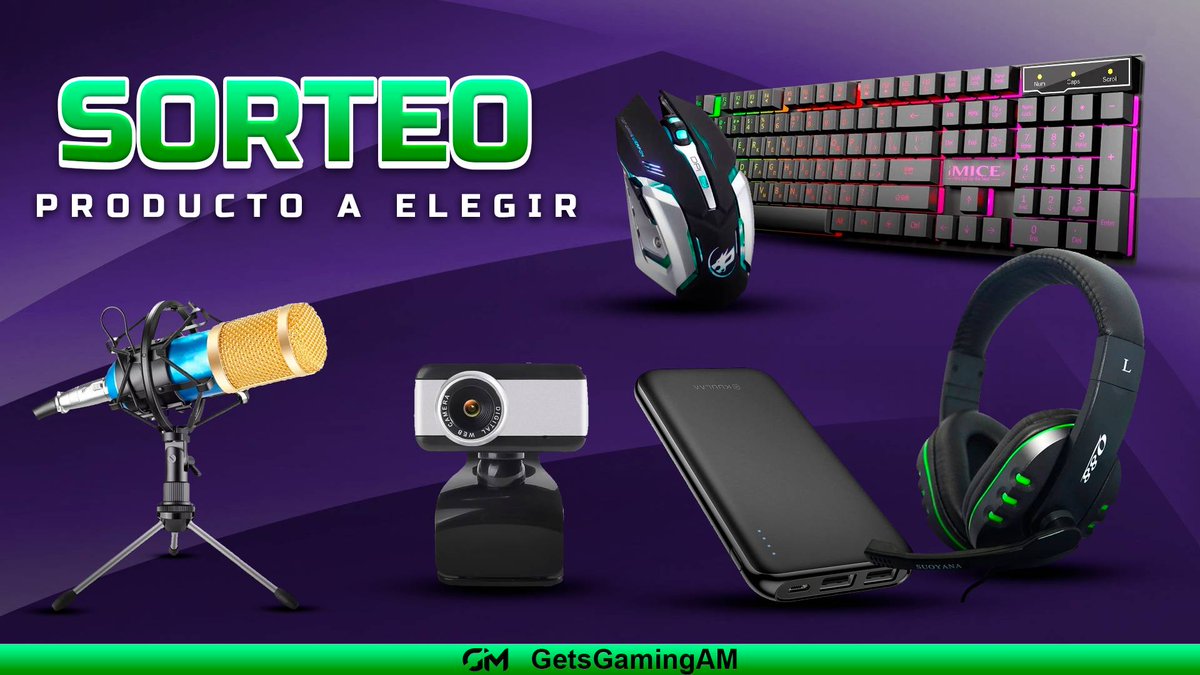 GetsGamingAM's tweet photo. 🎁💥#SORTEO DE PRODUCTO A ELEGIR💥🎁

REQUISITOS PARA PARTICIPAR:
• Dar RT🔁
• Seguir a @GetsGamingAM
• Seguir a @FireSoulEsports

Finaliza el 28/10⏳

¡SUERTE! 🍀 https://t.co/ox4NmOZaZN