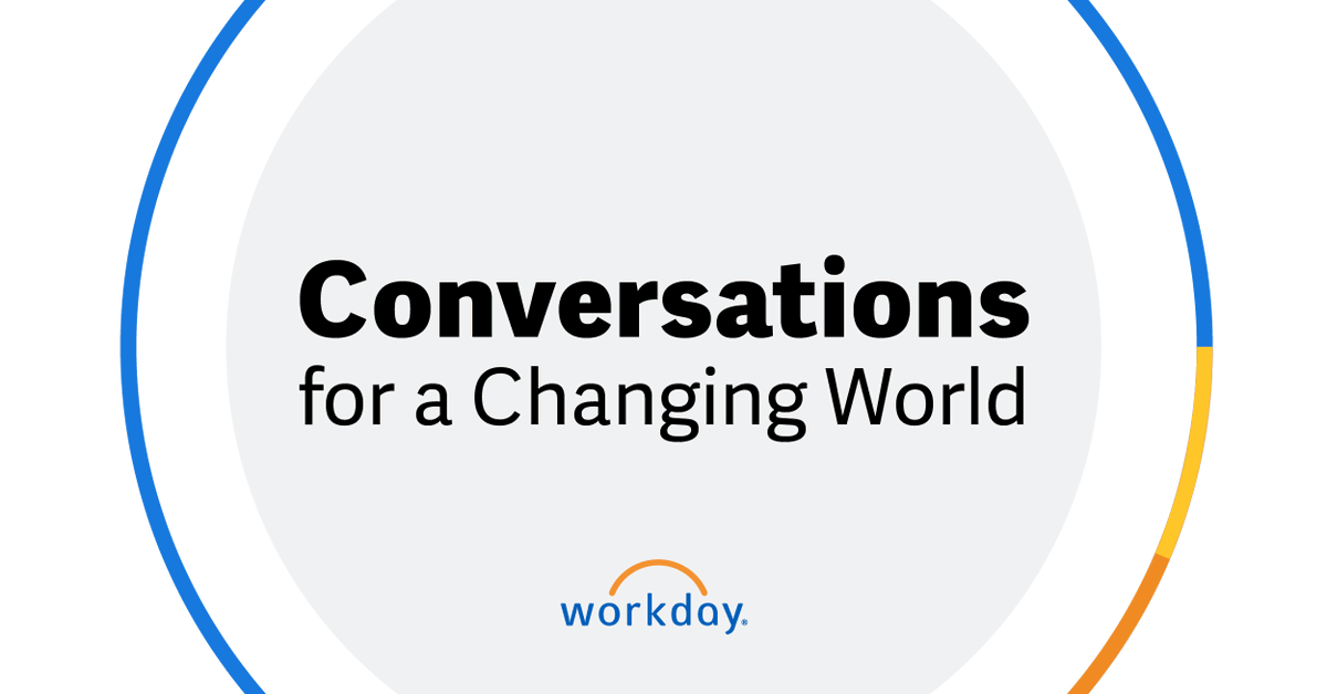 wdayHRtalk's tweet photo. We are excited to kick off Conversations for a Changing World in just thirty minutes. Follow us for live updates and insights from global changemakers. #wdayconversations https://t.co/yvtoihnddF