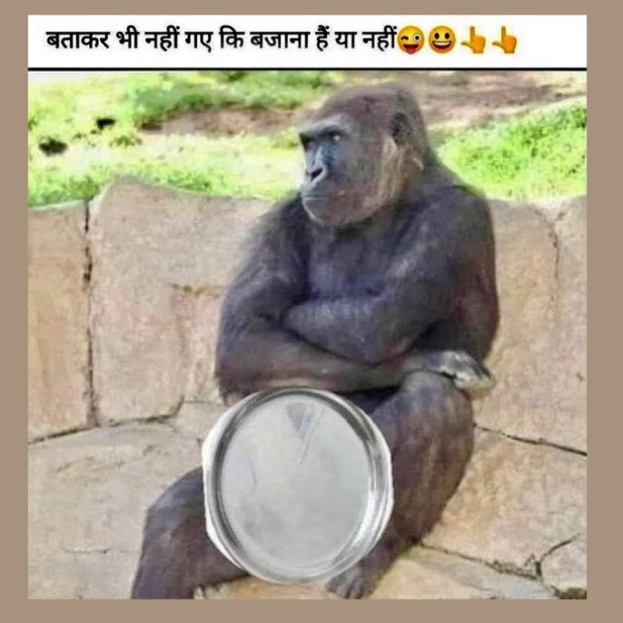 DharmbeerINC's tweet image. One disappointed chimp with #ModiAt6 🤪