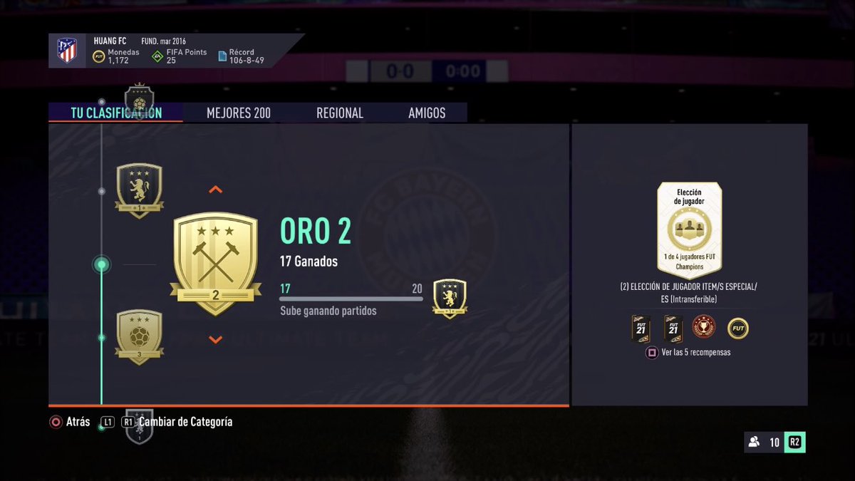 SeBiGoL2's tweet image. Conforme con el primer Fut Champions. Muchas cosas por mejorar, pero de a poco va queriendo.