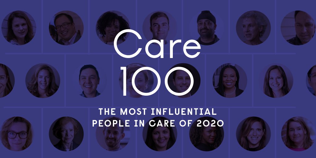 THE FUTURE OF CARE IS HERE. And it’s stunning and multi-sector. Check out our brand new #CARE100 list of the most innovative people working to re-imagine how we care in America today: care100list.com