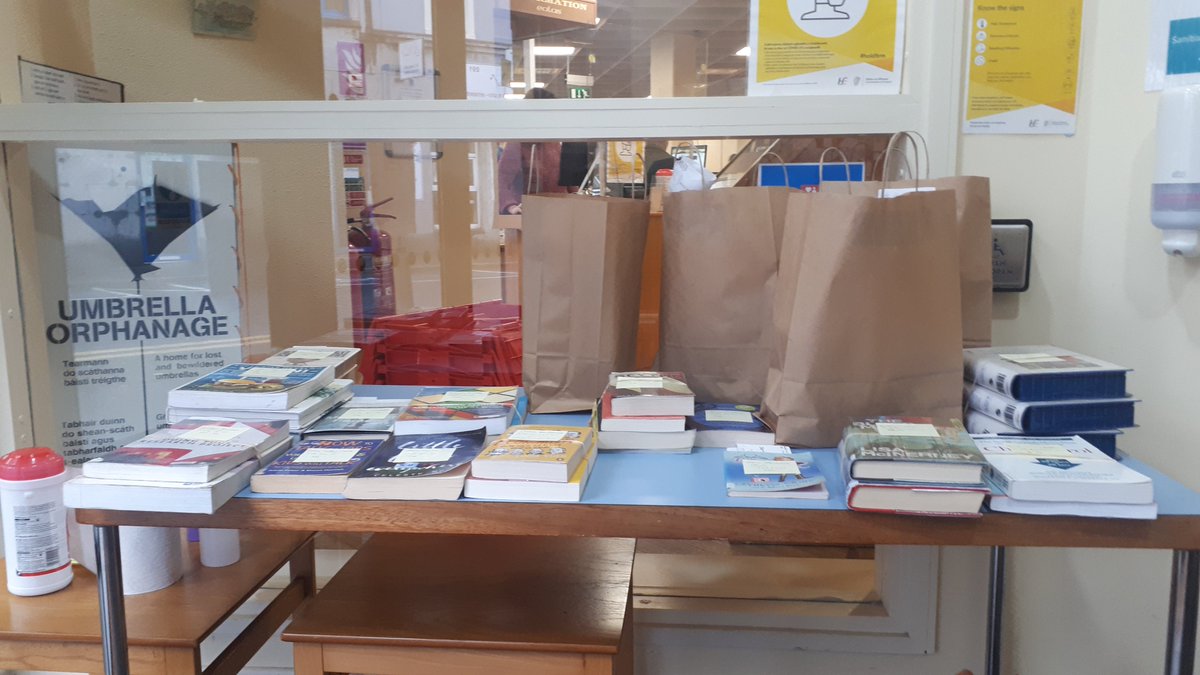 galwaycitylib's tweet image. We are here for "Contact& Collect" until 5 this evening and tomorrow from 11:00-1:00 and 2:00-5:00.
Make sure to contact us (phone: 091 509094 or email: city@galwaylibrary.ie) if you need some reading material for lockdown. #yourlocallibrary #TakeACloserLook #lockdownliterature