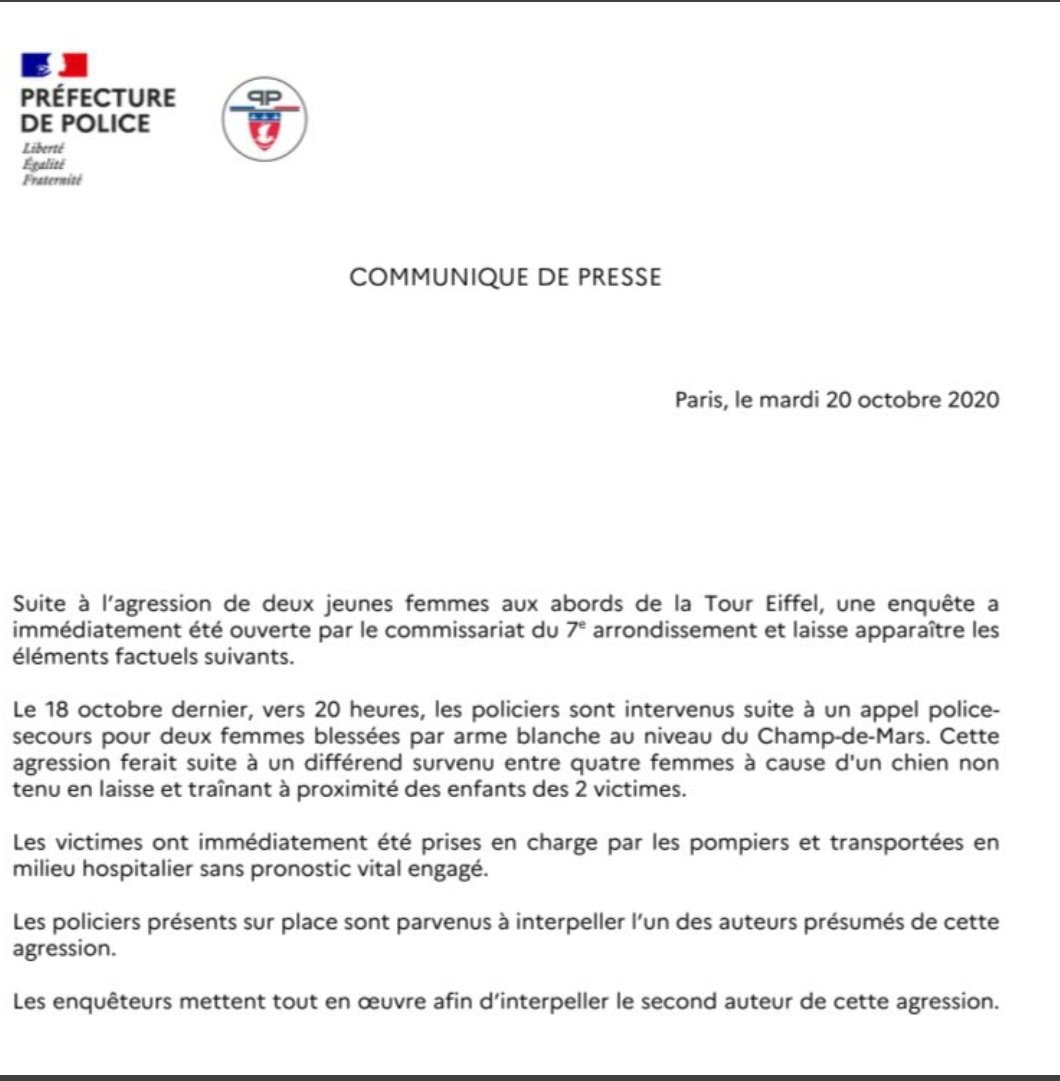quand c'est un crime raciste d'un arabe, tu dis que c'est son idéologie.
quand c'est un crime raciste sur un arabe, tu dis que c'est la faute du chien.
Ca marche à tous les coups.
@prefpolice #DirectAN https://t.co/v1Sn8JwbGg