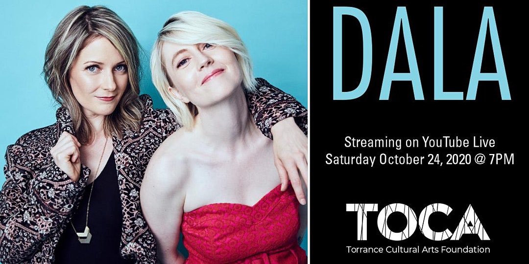 We’re very excited for this Saturday’s show! The stream will be viewable online for ticket holders for 1 week following its debut. Get your tickets today eventbrite.com/e/dala-in-conc… <a href="/torrancearts/">TOCA - Torrance Arts</a>