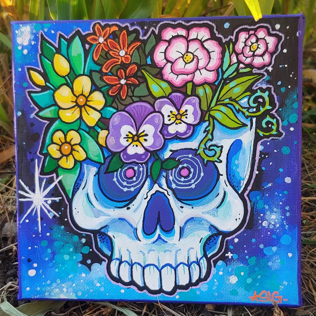 artbysig's tweet photo. #flowerpot #skulls #handpainted https://t.co/U3FIm3Z1aH
