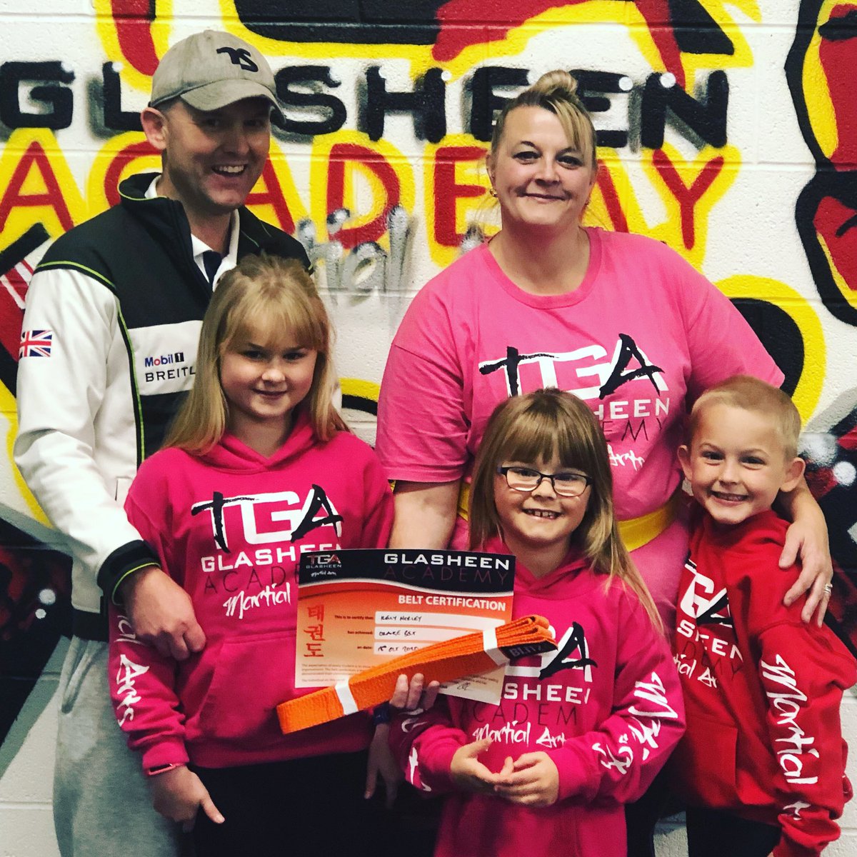 We really are a family friendly academy here at TGA Martial Arts ... we have classes for all family members and are passionate about family morals