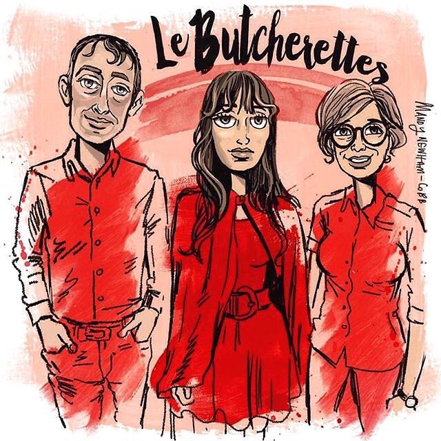 lefffffty's tweet photo. from #otd // resharing the illo I drew of #LeButcherettes band for #SessionsfromtheBox :)⚡️ #bandart #terrigenderbender #illustration #drawing #instaart #artoftheday https://t.co/ROg8qHhlte