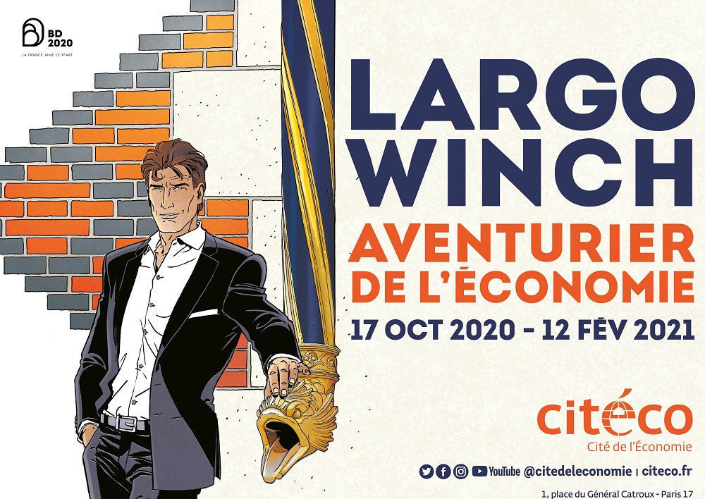 Découvrez le coup de ❤️ de la semaine !
#LaCultureVitToujours avec  l'exposition : Largo Winch, aventurier de l'économie à la 
<a href="/citeco_officiel/">Citéco</a>

📌Infos et Résa : bit.ly/33L8ymx