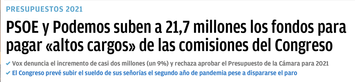 solidaridad_esp's tweet image. 👉🏻 Autónomos arruinados.
👉🏻 SEPE colapsado.
👉🏻  Millones de familias al borde de la ruina.
👉🏻 El 13% de los trabajadores pobres.

Hoy @PODEMOS, @PSOE y @populares votan a favor de:

✖️Subir los salarios de los Diputados.
✖️2 millones de euros más en sobresueldos.
