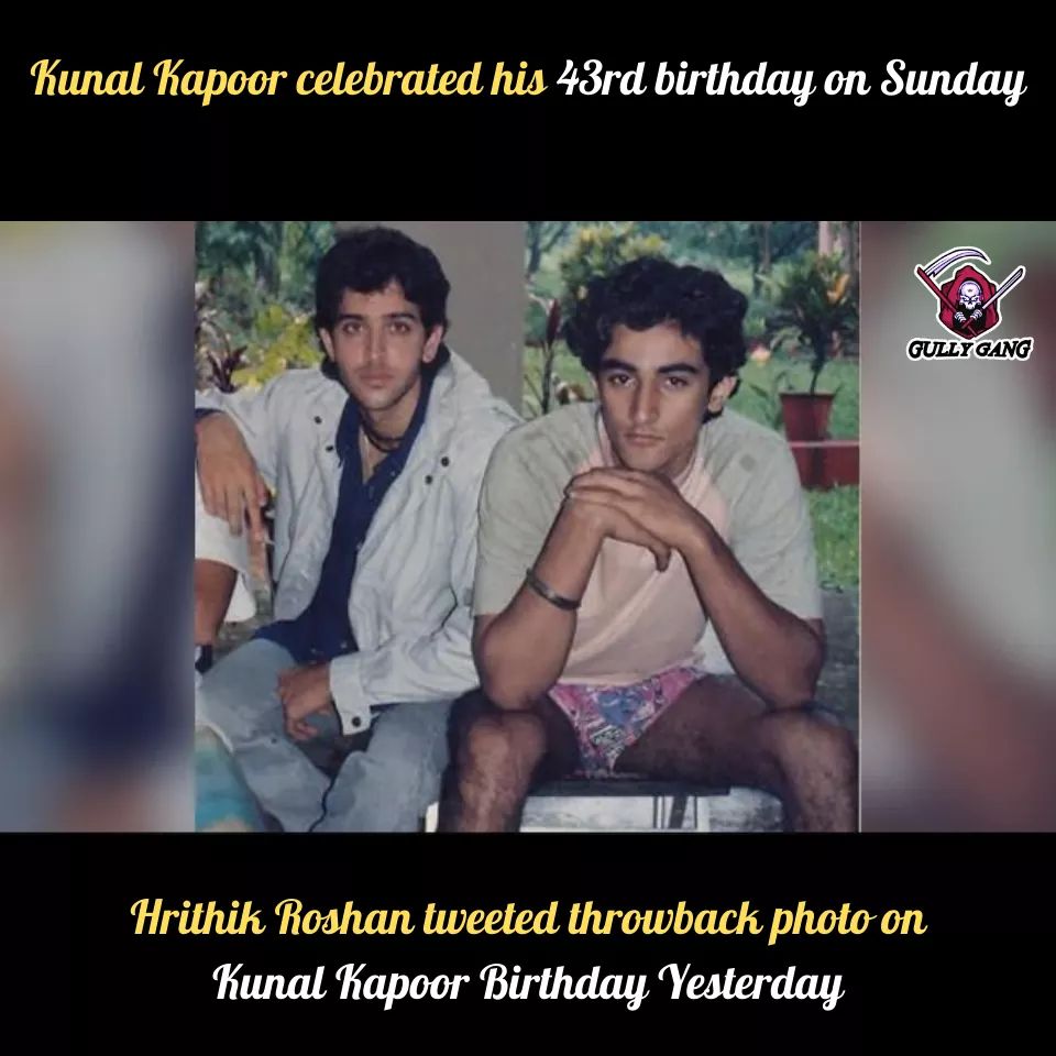 Hrithik Roshan tweeted this photo on Kunal Kapoor's Birthday.
#HrithikRoshan #KunalKapoor #hrithikroshanfans #Kunalfans #Actors #Bollywood #bollywoodactor #bollywoodmovies #bollywoodfashion #bollywoodcinemas #bollywoodfilms #bollywoodindustry #Gullygang #Hangoutbatch #Yuvaconnect