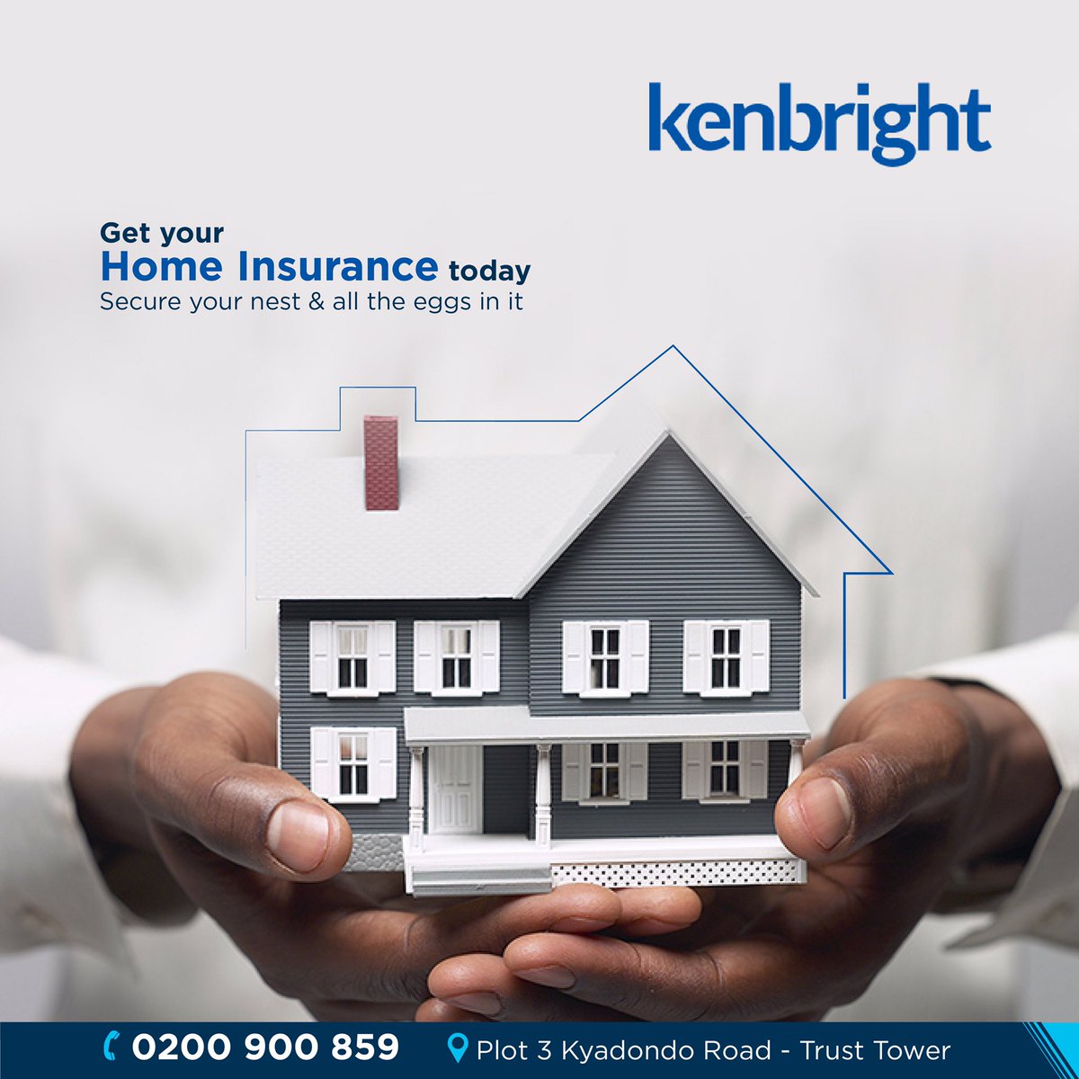 KenbrightUG's tweet photo. Secure your home today with our Home Insurance, which covers damages & losses to your residence.
For more details about this, call 0200 900 859
We are located at Plot 3 Kyadondo Road - Trust Tower.
#Kenbright #InsureYourHome #BeSure #ChooseDay #Insurance https://t.co/S1N669ENEU