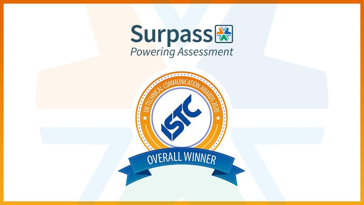 surpassplatform's tweet photo. We've won another award! The Surpass Help Site was named as the winner of the 2020 UKTC awards by @ISTC_org. This is fantastic recognition of work to re-design and revolutionise existing help materials. Read more: https://t.co/E1GayaE9QR #SurpassCommunity #technicalcommunication https://t.co/uE6VH2aCUZ