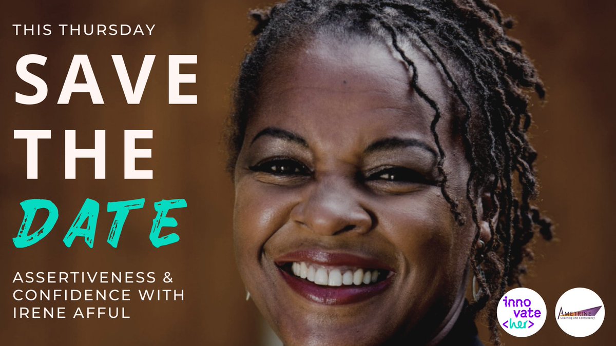 innovateheruk's tweet image. 𝑪𝑨𝑳𝑳𝑰𝑵&apos; 𝑨𝑳𝑳 𝑴𝑬𝑴𝑩𝑬𝑹𝑺!

💭 Find it difficult to say no?
💭Struggle to express yourself confidently?

On Thursday&apos;s #CommunityLearningSeries, we&apos;ll be joined by the powerful 
@IreneEsi where we&apos;ll work on our #Assertiveness &amp;amp; #Confidence

innovateher.co.uk/events/
