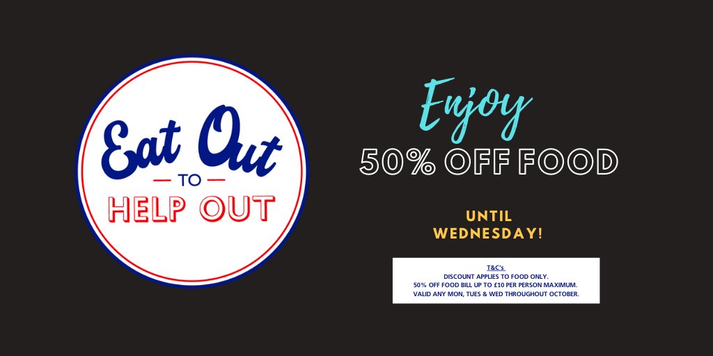 Enjoy 50% off food up to £10 per person today and tomorrow! #eatouttohelpout #tapas #paella #Birmingham