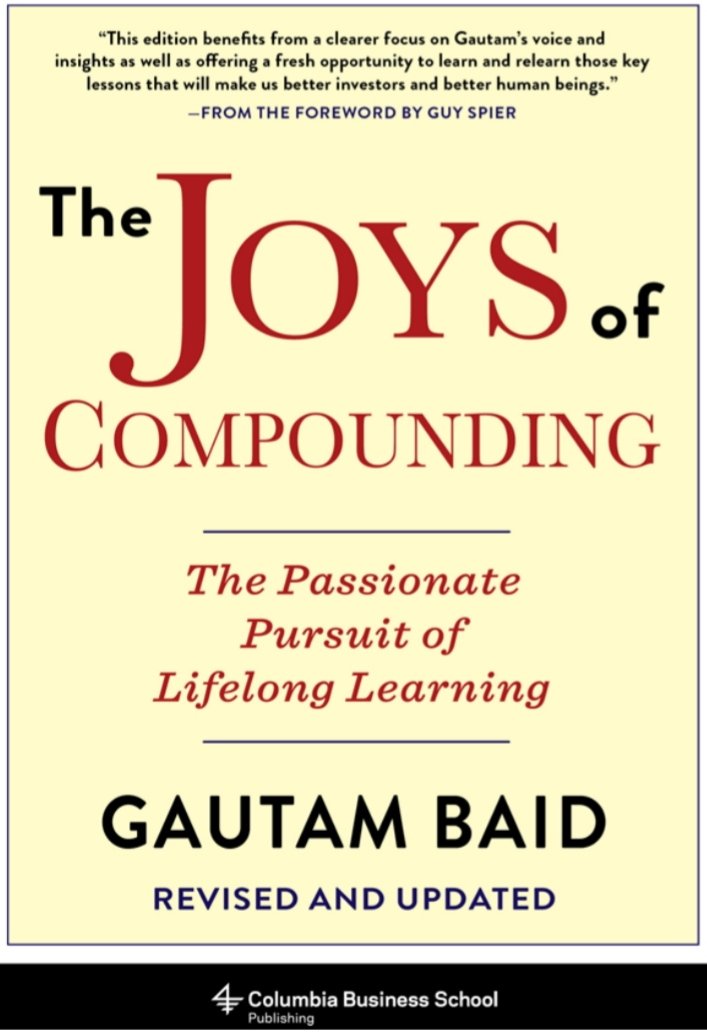 The 20 most important lessons from the book "The Joys of Compounding."A thread 