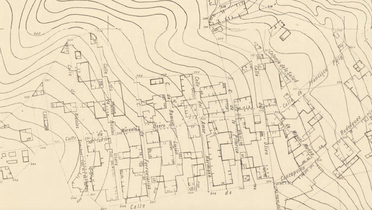 AtletiJugon's tweet photo. @Viejis39 Aquí veis el plano de 1929 que prueba que es anterior a la guerra. https://t.co/B6UvdgOGuS