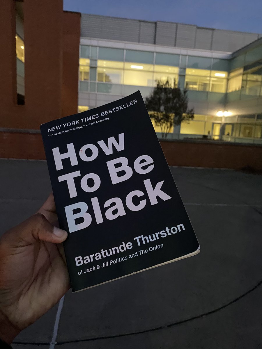iAmYungNic's tweet image. I love Explaining to my coworkers, what this book is about 😌 #HowToBeBlack