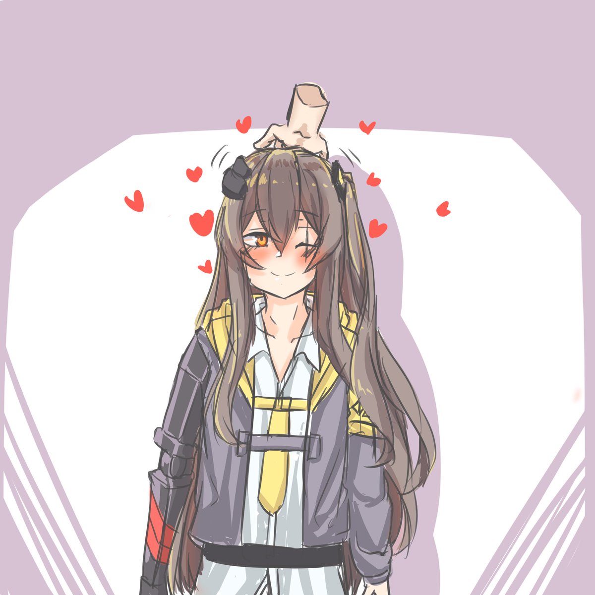 ump45ナデナデ
#ump45
#ドルフロ
#少女前線 