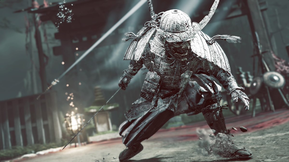 侍で 死神の面頬 灰（兜） 灰（鎧） 化鯨之怒 この組み合わせが好き