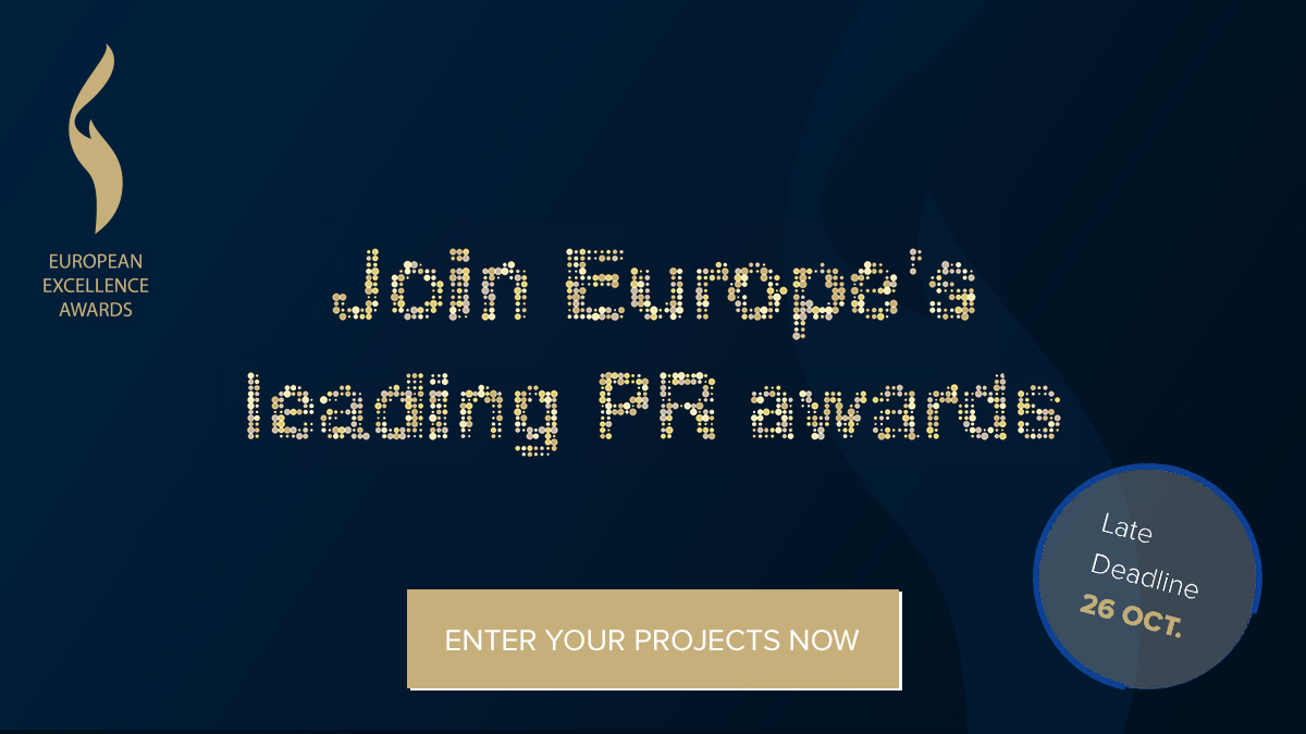 Don’t miss our final deadline on 26 October to enter your inspiring #communications projects, intriguing campaigns, or innovative publications for this year’s European Excellence #Awards! #EEA #Marketing bit.ly/37mOf11