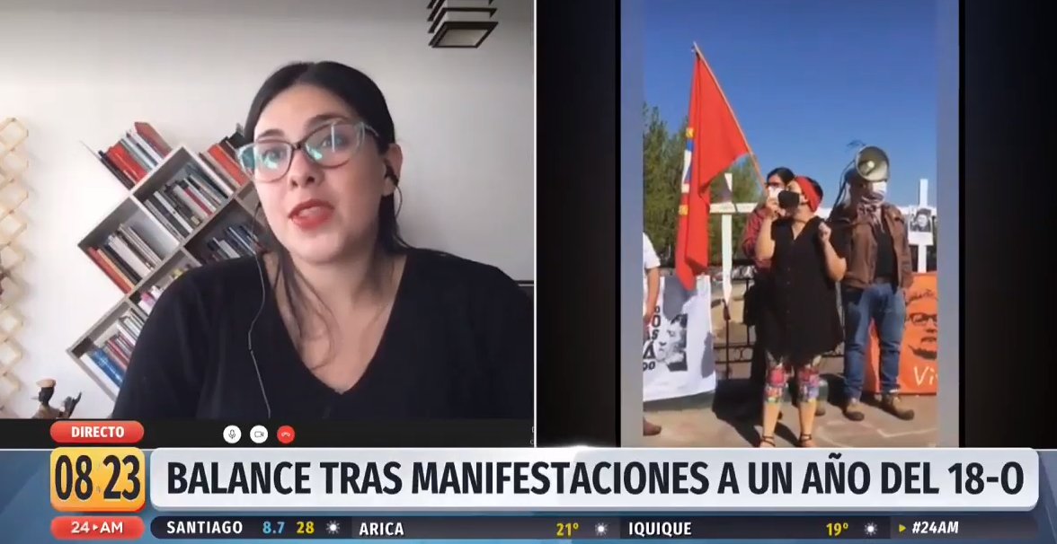 Diputada Cariola: "Hay que hacer la distinción del vandalismo, de la violencia policial contra los manifestantes y también de los manifestantes que se manifiestan dé manera pacífica".
📡 Sigue la señal en vivo #24Play ➡ https://t.co/mi3yDUstrf https://t.co/tQML8CxxnI