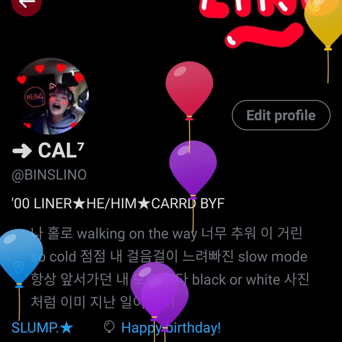 BINSLINO's tweet photo. HI it's ur least favorite leeknowers 20th birthday [: https://t.co/lSiUSCbX4A