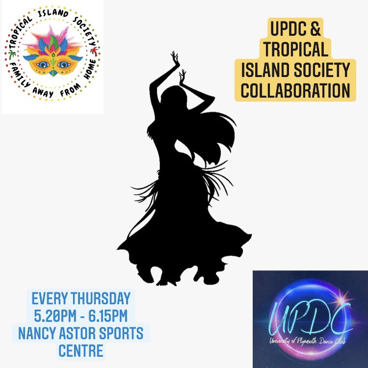 Very excited to announce our new collaboration with the Tropical Island Society! Come along and try this fun new style of dance this Thursday!