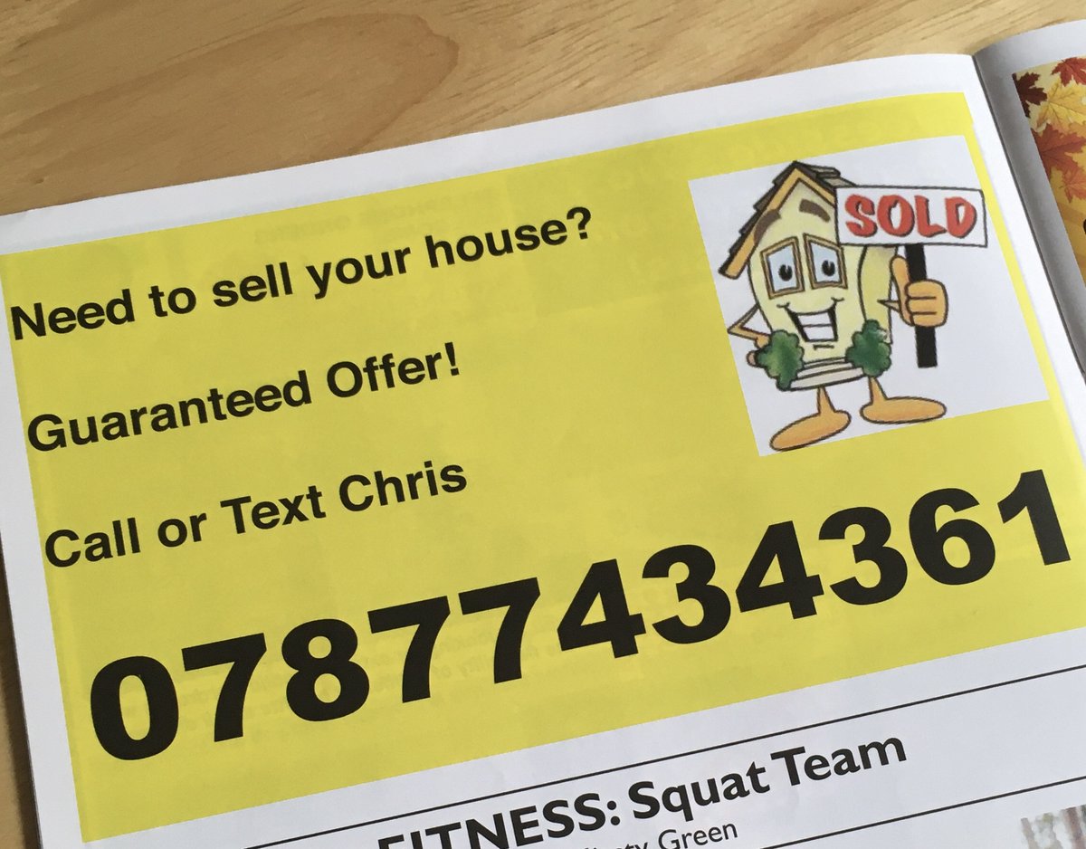 This bold #advert from Chris packs a punch! Bold, simple... straight to the point!

What would your #ad say?

Contact us today if you're interested in placing an ad (big or small) within one of our magazines.

#BusinessAdvertising #ShopLocal #Brand #Advertise #Local #Stockton