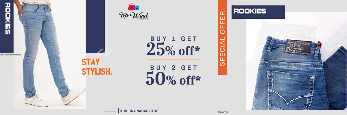 Topwindretail's tweet photo. This #FestiveSeason, Shop more and get more discount only at Topwind. Visit Store Now!

#festiveseasons #festivesale #specialdiscounts #offers #latestcollection #topwind #newdelhi https://t.co/PysJHCDY2t