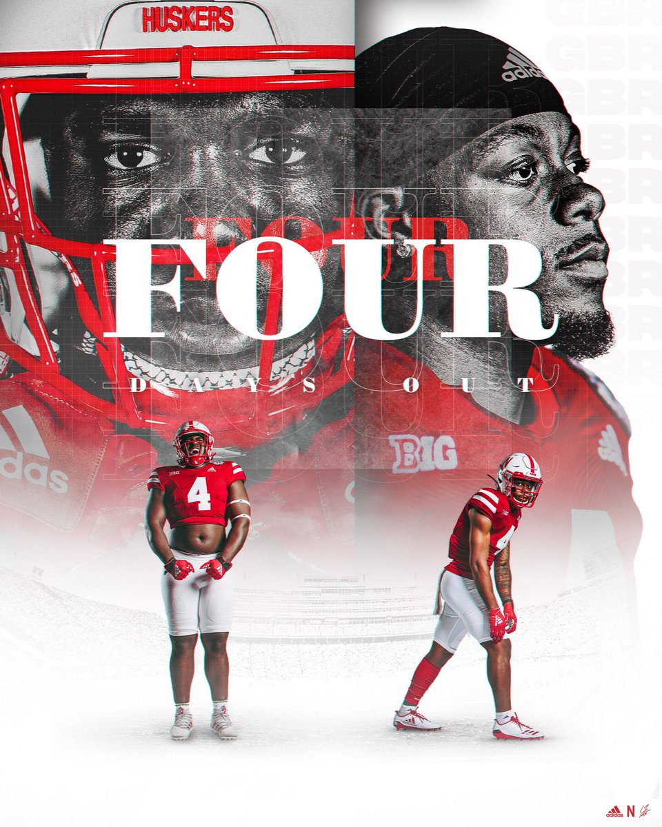 HuskerFootball's tweet photo. 4 DAYS OUT ☠️🎈
#thegoodlife https://t.co/UfrYGFi66m