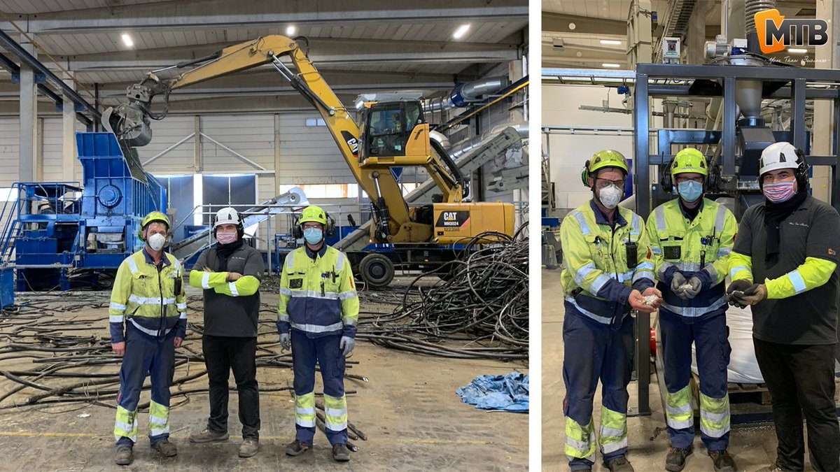 One more successful commissioning! ✔️
Our globetrotter trainer Julien Saumon spent last week in beautiful Finland to finalize the startup of the most recent MTB cable recycling line. 
Thanks to everyone at <a href="/Fincumet/">Fincumet</a> a <a href="/Fortum/">Fortum Global</a> company!
#customerservice #morethanbusiness #recycling