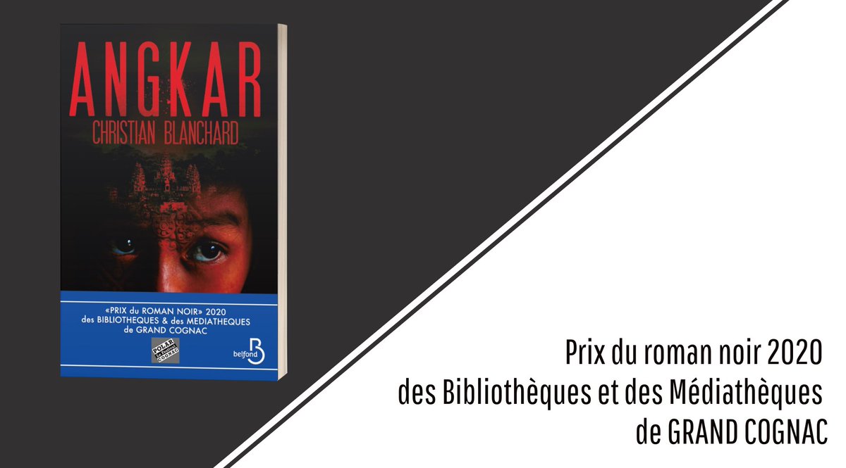 🌟 Félicitations à Christian Blanchard qui a été récompensé au festival Polar de Cognac pour son roman "Angkar".
Il a reçu le Prix des Bibliothèques et des Médiathèques du Grand Cognac ! 👏👏
#prixlitteraires https://t.co/FD4IEAoNdI