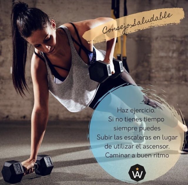InterAmericanW's tweet image. Consejo Saludable 

Haz ejercicio 🏃🏽‍♀️

Si no tienes tiempo siempre puedes

•Subir las escaleras en lugar de tomar el ascensor. 
•Caminar a buen rítmo

#comidasaludable #consejo #recetas #comesano #saludable #vidasana #bienestar #nutricion #ejercicio 

interamericanware.com