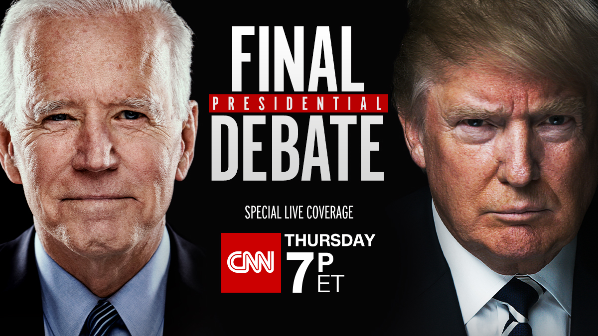 Cnn Communications On Twitter Joe Biden And Donald Trump Meet Face To Face One Last Time With Less Than 2 Weeks Before Election Day It S Time For The Final Presidential Debate Special