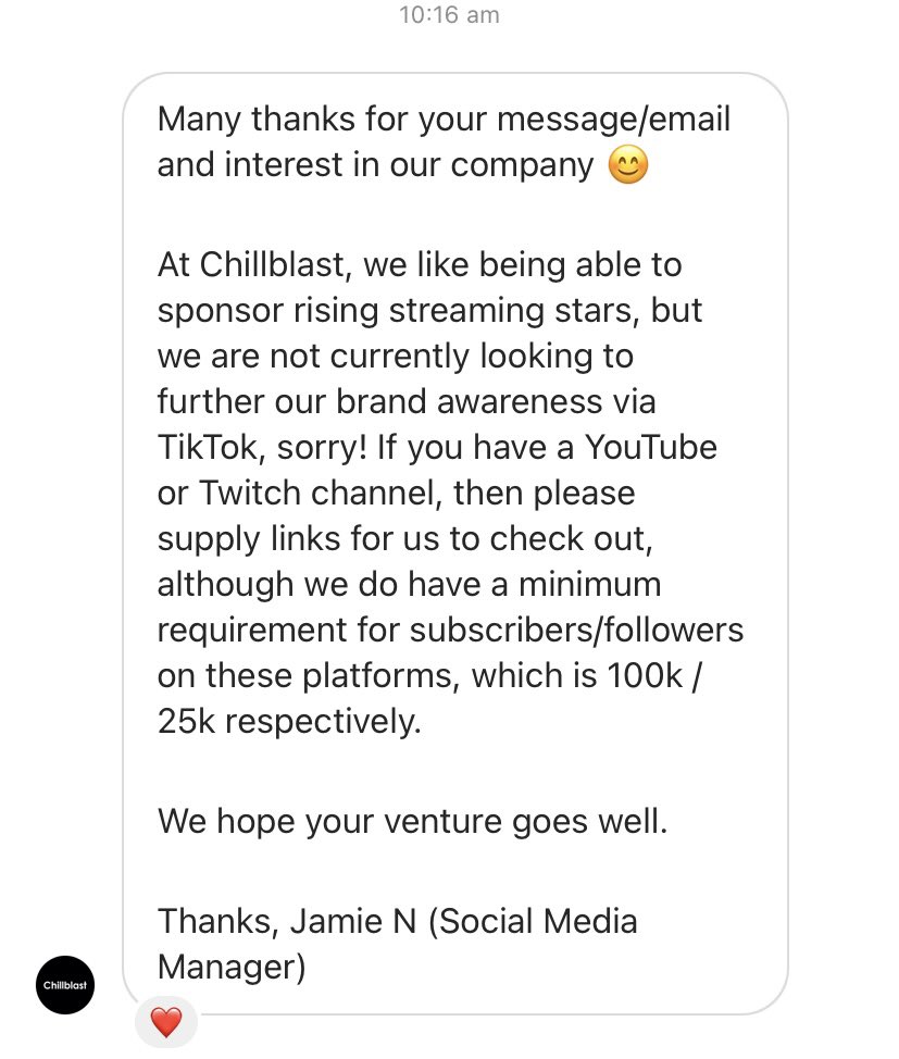 Ya boy needs 25k to get a sponsorship that’s hard....
Who’s got my back 🥺
https://t.co/fIVCtJ1wWT
#twitch
#twitchtv
#smallstreamer
#SmallStreamersConnect
#SupportSmallStreams
#SupportSmallStreamers
#gamers
@BlazedRTs
@sme_rt
@FMC_RTs
@PromoteAMGamers
@rtsmallstreams https://t.co/gYn7ILMsbw