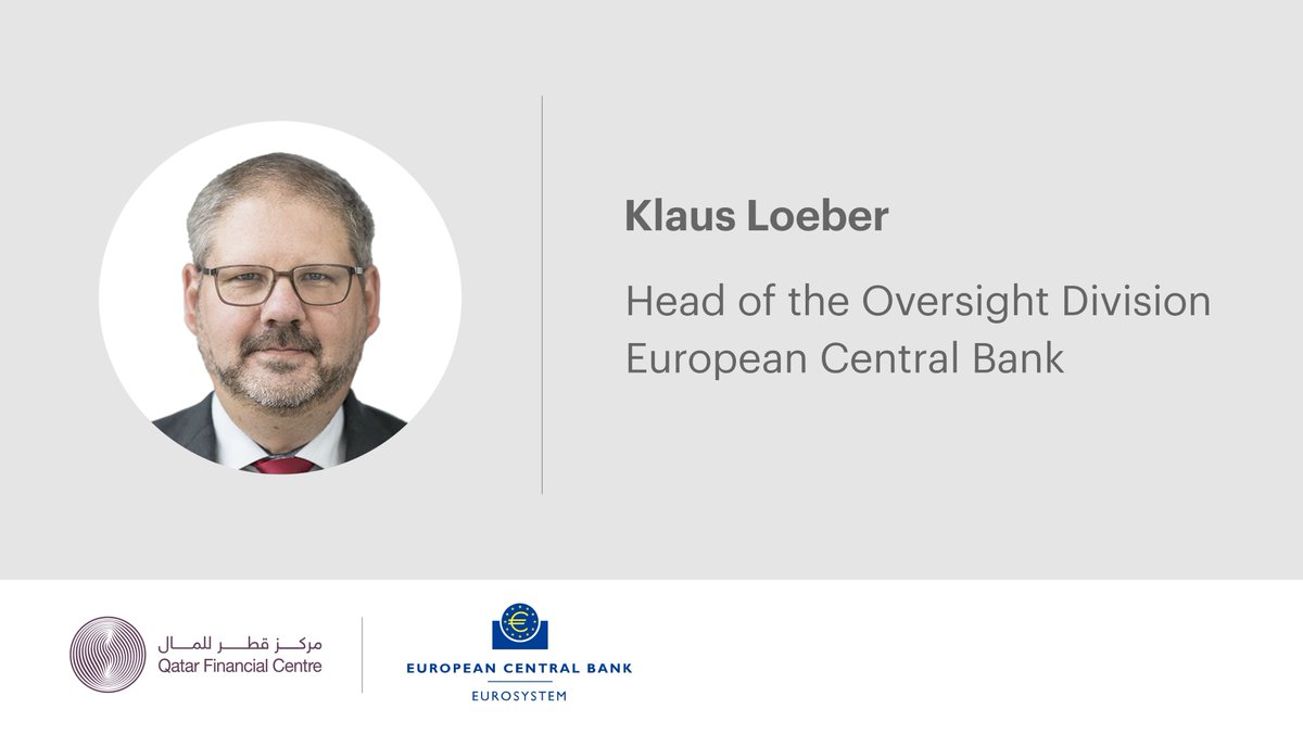QFCAuthority's tweet photo. Join Klaus Loeber, Head, Oversight Division @ecb in our webinar, ‘Central Bank Digital Currency: Key Developments & Relevance in Post COVID-19 Monetary Environment.’
Tune in tomorrow, 12:00 pm AST. Reserve your spot: https://t.co/OXXSW8zxrU
#AccessQatar #QFCMeansBusiness https://t.co/on7m4CKUw1