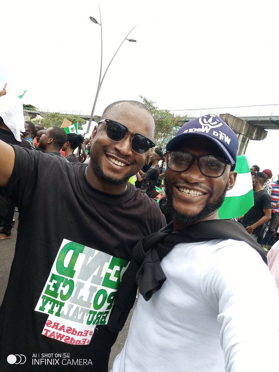 Sereking's tweet photo. We are doing it peacefully here in PH. #EndSARS #EndPoliceBrutalityinNigera #EndSARSImmediately # https://t.co/R80F3azP8Y
