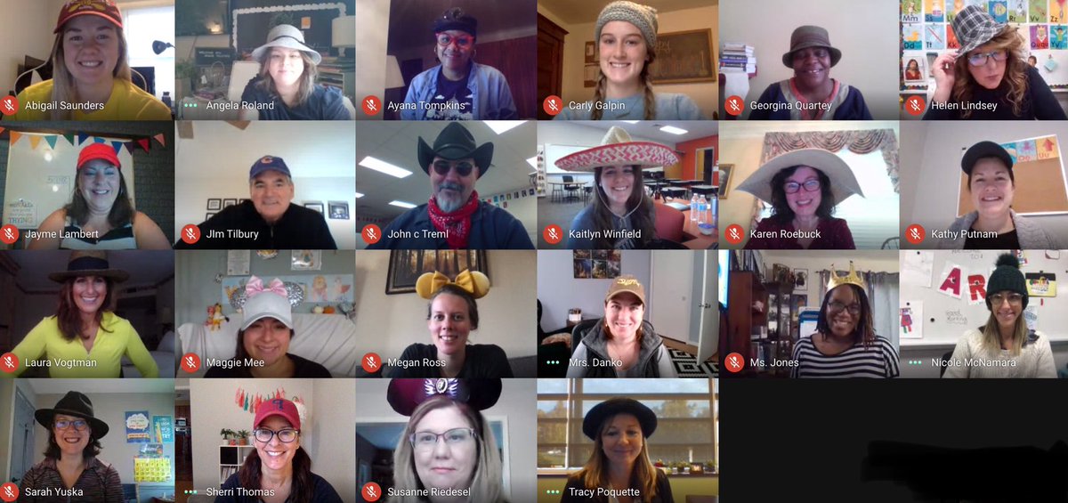 Spirit week day 2 at NFES. We love a good hat! #schoolspirit #nfescommits