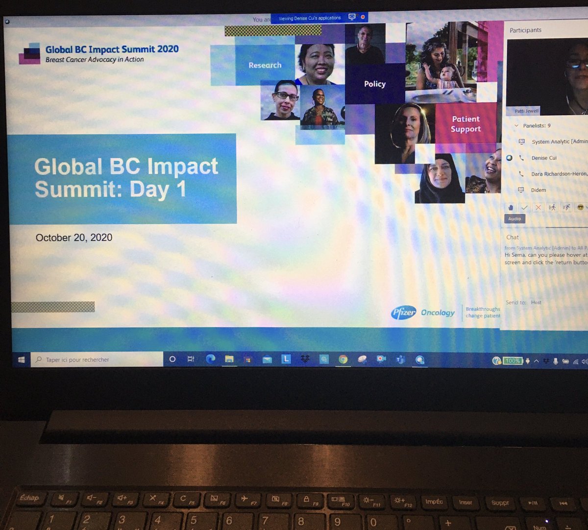 Let the summit begins ! 🚀Extremely honored to be part of the planning committee on behalf of <a href="/reseauKsein/">Mon Réseau Cancer du Sein</a> for the #digital #summit <a href="/pfizer/">Pfizer Inc.</a> <a href="/Pfizer_France/">Pfizer France</a> #BreastCancerImpact. The aim is to end up with concrete solutions to support #breastcancer patients. #BreastCancerImpact #BC