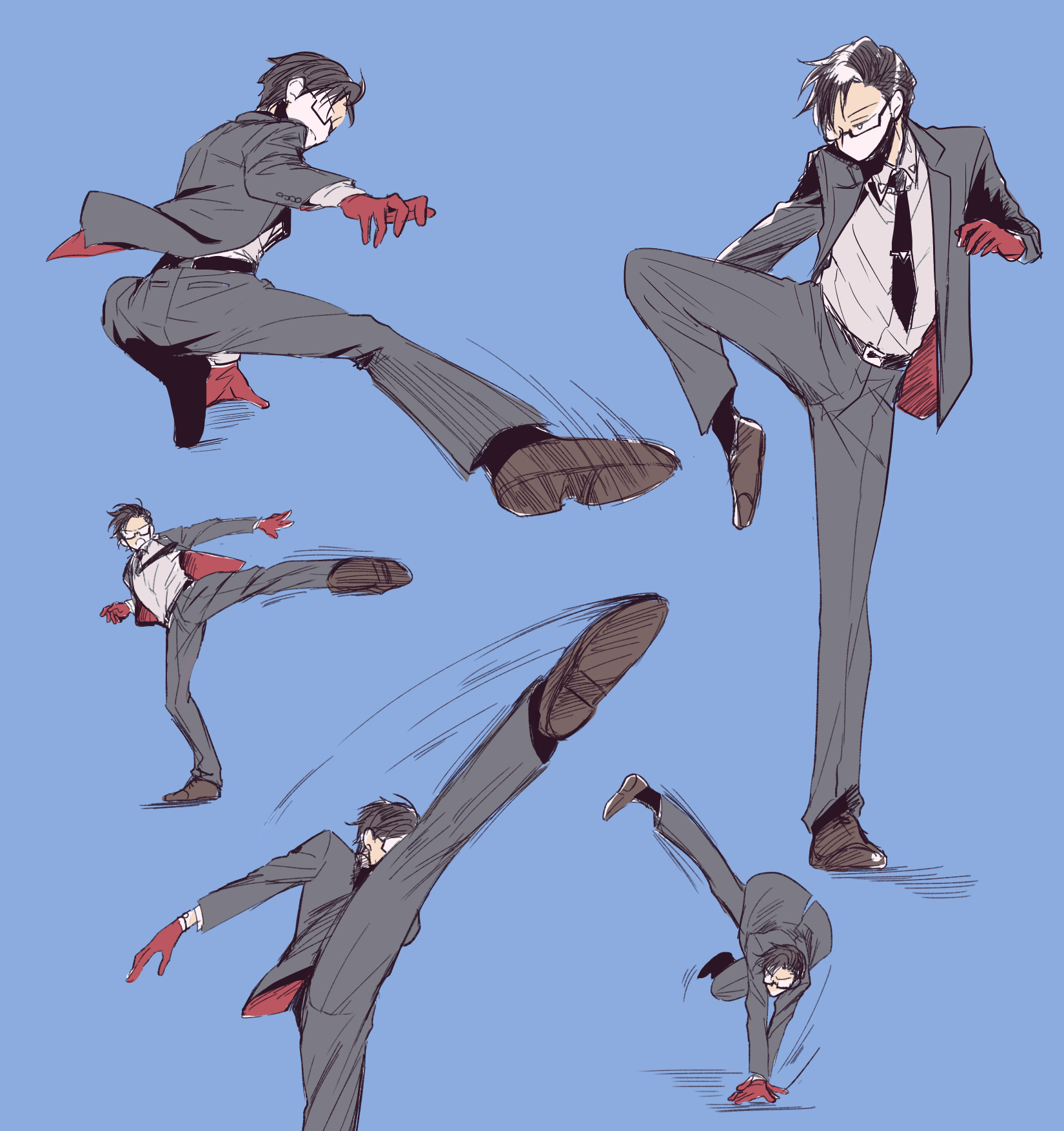 なき アニのよい膝蹴りに大変興奮したので いろんな蹴りを繰り出す銃を描きました T Co Hgjiwiva Twitter